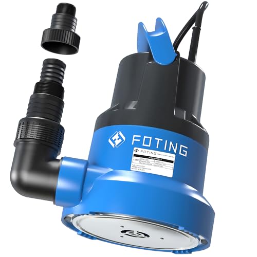 FOTING 1/2HP Submersible Water Pump for Pools, Ponds & Basements