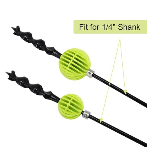 Flex Shank Installer Drill Bit Guide Tools/Cable Bit Bumper Balls for 1/4" Shank/in-Wall Drill Guide Kit 1-3/4" & 2-5/16" - S/4+Tool