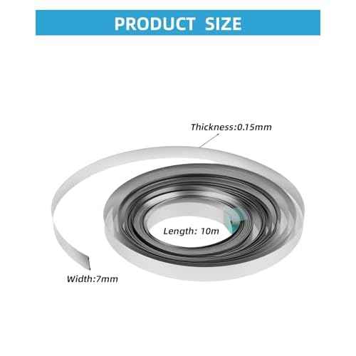 Nickel Strip for Battery Spot Welding ? 0.15mm x 7mm x 10m Roll, High Purity Nickel Tape for 18650 21700 Lithium Battery Pack Assembly, Corrosion-Resistant & Conductive Material