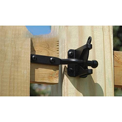 Self Locking Gate Latch for Wooden Fence - Gravity Lever Lock, 1pcs - SANKINS Normal