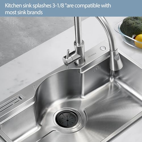Garbage Disposal Splash Guard Collar 3-1/8in - Rubber Sink Baffle
