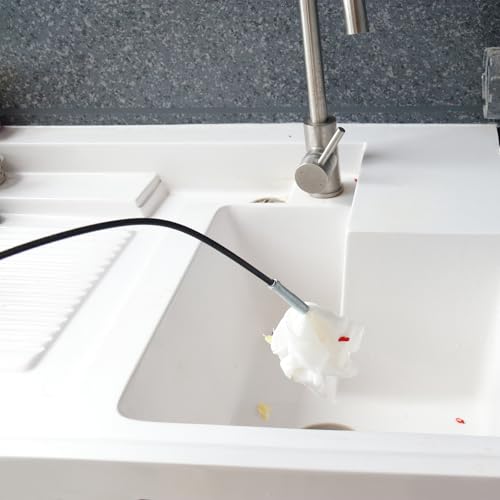 SHUOGUO Drain Snake,76 inch Flexible Grabber Claw Pick Up Reacher Tool,Drain Clog Remover - Gutter Cleaning Tools for Home Sink, Bathroom Tub,Drain, Toilet, Tight Spaces