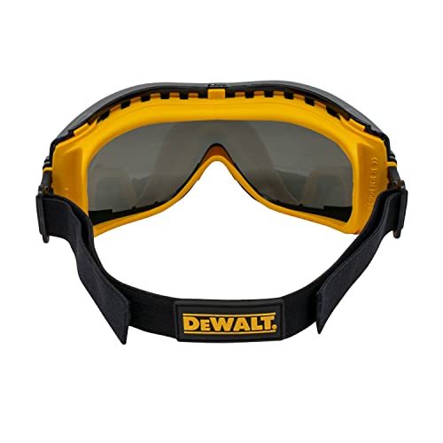 DEWALT - DPG82-21C Dewalt DPG82-21 Concealer Smoke Anti-Fog Dual Mold Safety Goggle Smoke Lens
