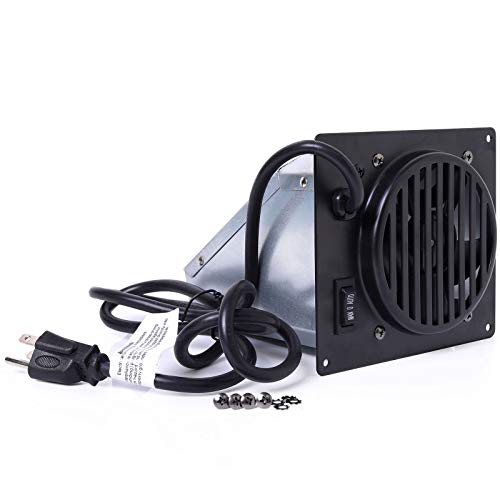 Criditpid WHF100 Vent-Free Heater Fan Blower for Dyna-Glo/Mr. Heater 30,000 BTU (Black) – Replacement WHF100