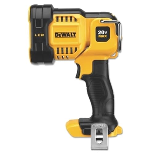 DeWALT 20V MAX LED Work Light - Handheld Spotlight with Pivoting Head, 1500 Lumens, Cordless, 508 Yards Visibility (Spotlight)