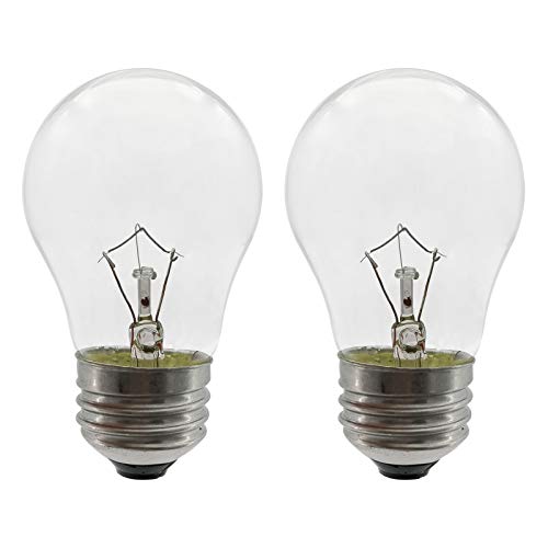 SalPhines 40W Oven Light Bulb, E26 Medium Base, 300°C High Temp, 2-Pack