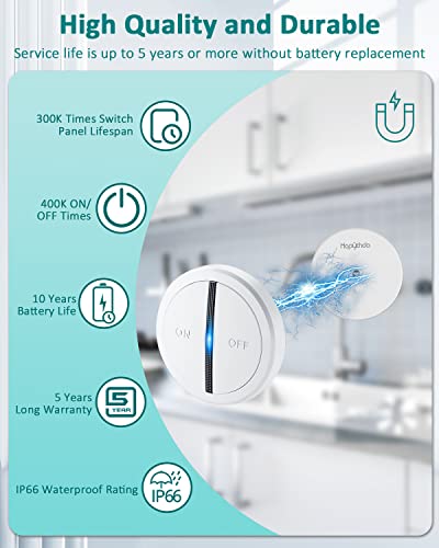 Wireless Garbage Disposal Switch with 15A/1500W Anti-Surge Remote Control