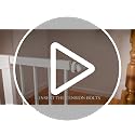 Cumbor 30-48 Inch Baby Gate for Stairs & Doors, Auto-Close, Black