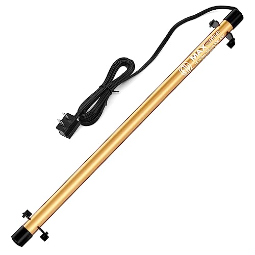 MAXSafes Dehumidifier Rod 18in - High Power Electric Gun Safe Moisture Eliminator (Gold)