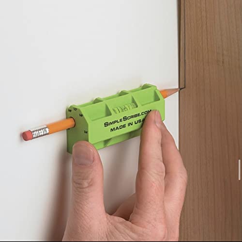 Simple Scribe Woodworking Scribing Tool – 7 Offset Pencil Marking Tool for Cabinets, Countertops, Flooring