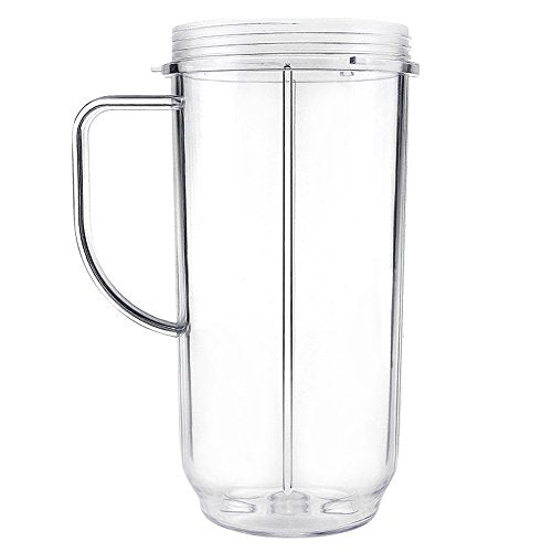 QueenTrade 22oz Tall Blender Cup with Handle for Magic Bullet 250W
