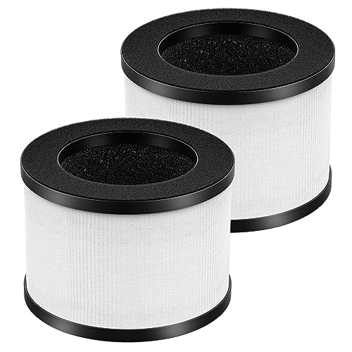2 Pack TZ-K1 Replacement Filter for FreAire KN6391 / VOOPNU DH-JH12 – 3‑in‑1 HEPA + Activated Carbon
