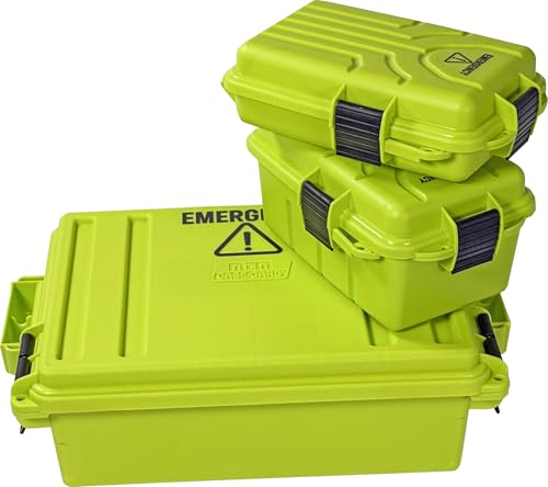 MTM EB2 Emergency Storage Box for First Aid & Survival Kits, Water-Resistant & Lockable
