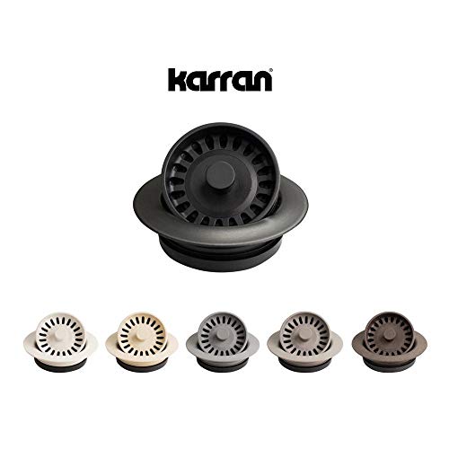 Karran Quartz QDFWH 3-1/2 in. Kitchen Sink Disposal Flange White