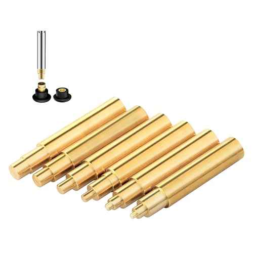 6 Pack Heat Set Insert Tool, Soldering Iron Tips for Thread Inserts M2 / M2.5 / M3 / M4 / M5 / M6, Heat Insert Tool for 3D Printer and Compatible with 900M/T18/FX-888D