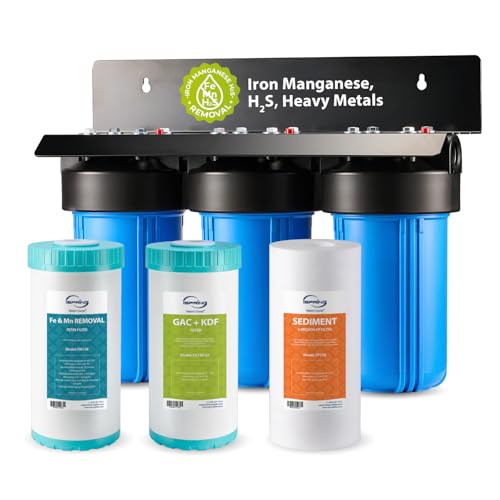 iSpring Whole House Water Filter System - Iron, Manganese, H2S Removal
