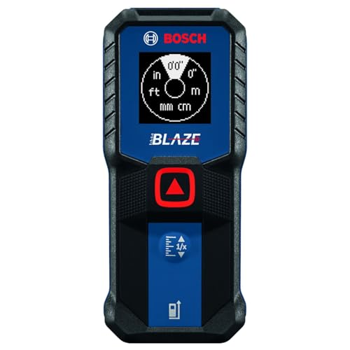 BOSCH GLM100-23 100 Ft Blaze Laser Distance Measure, Includes 2 AA Batteries