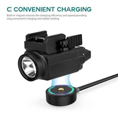 TUSITA MCC S Magnetic Charging Cable Only Compatible with Olight Flashlight Baldr RL Mini S BL, PL-Mini 1 2 - Special,100cm