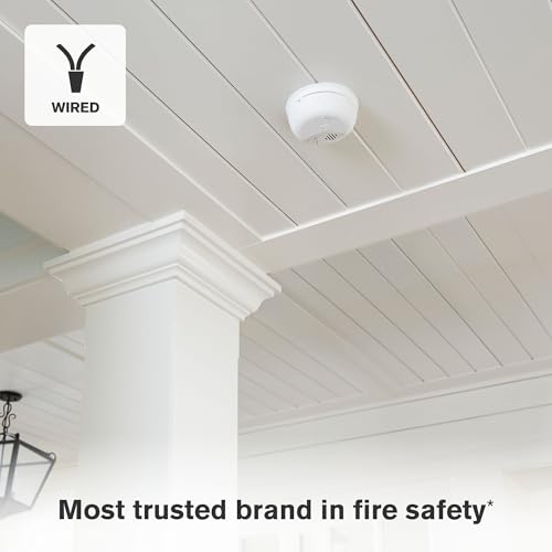 First Alert Hardwired Combo Smoke & Carbon Monoxide Alarm with Battery Backup — 1-Pack, Precision Detection SMICO100-AC