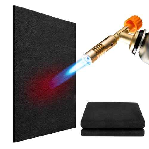 UNIFAMILY 40" x 40" Carbon Felt Welding Blanket Fireproof, Fire Retardant Blankets, Heat Resistant Fabric mat UP to 1800¡ÆF, Fire Resistant Mat for Soldering Welding Brazing Plumbing