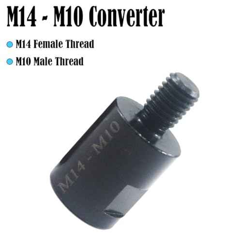 2Pcs M14 Female to 5/8''-11 Male / M10 Male Angle Grinder Converter. Angle Grinder Shaft Adapter Interface Connector Thread Adapter Drill Bit Connecting Tool