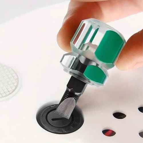 7-Piece Mini Flathead Screwdriver Set, Ultra Short Screwdrivers, Sewing Machine Repair Tools