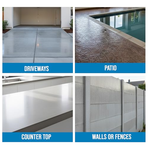 Rain Guard 1 Gallon Concrete Sealer - Natural Finish, Deep Penetrating Waterproofing