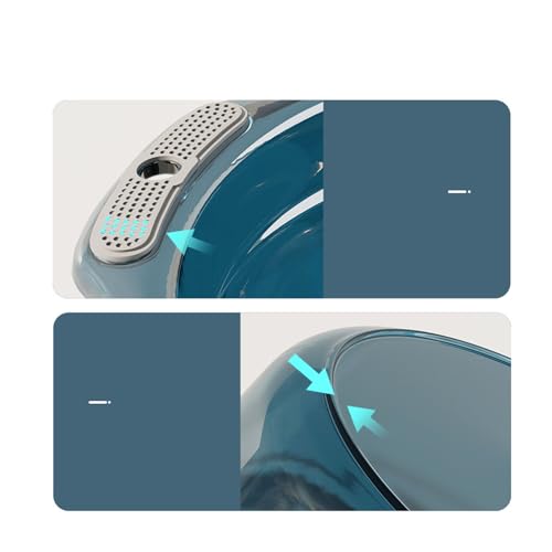 XL Plastic Wash Basin with Handles - Durable Portable Dish Tub for Kitchen Bathroom Laundry