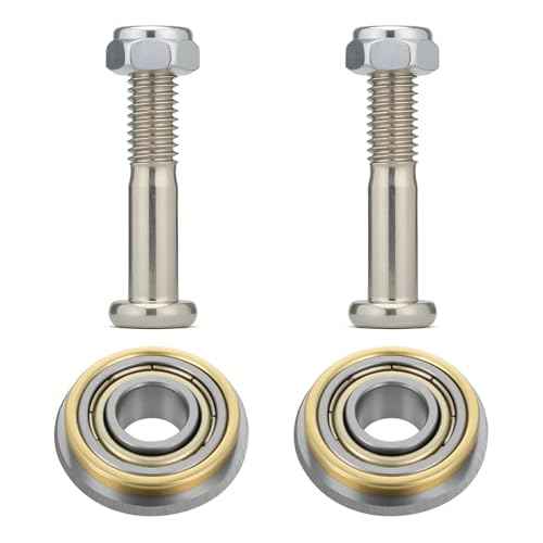 2 Pack Tile Cutting Wheels Tungsten Carbide Bearing Ceramic 22¡¿6¡¿6mm Cutting Blade Replacement with Bolt Lock Nut Ball Bearings Glass Cutter Wheel Replacement for Manual Machine