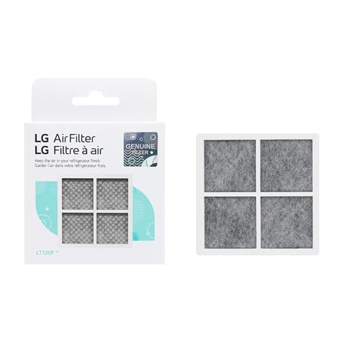 LG LT120F Refrigerator Air Filter - 6 Month Replacement, White