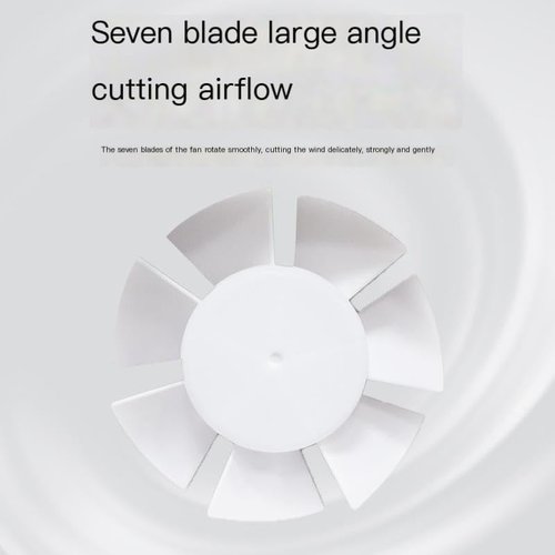 Bathroom Exhaust Automatic Fan for Wall and WIndow,Super Quiet Bathroom Motion Sensor and Delay Time Exhaust Fan with O Ring White(15W)