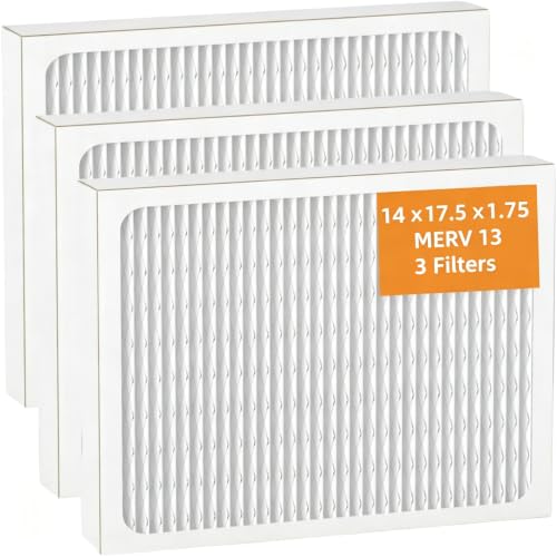 FogLapius 3-Pack 14 x 17.5 x 1.75 MERV 13 Dehumidifier Filters for Santa Fe & DR90/DR120