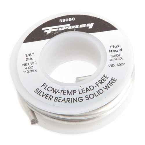 Forney 38050 Solder LF Solid 1/8", 4 oz.,Silver
