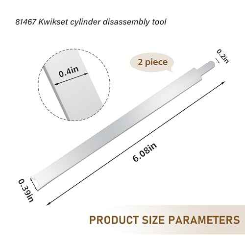 Smart Key Learn Tool Kit 81467 Cylinder Removal Tool for Kwikset Deadbolts