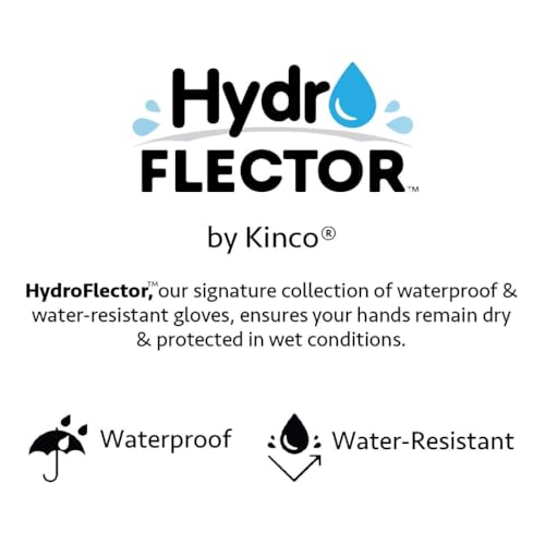 Kinco Women's 398PW HydroFlector Water-Resistant Cowhide Work Glove