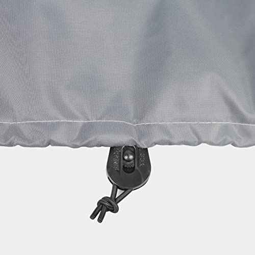 Patio Deck Box Cover Waterproof Outdoor Rectangular Storage Bench Cover 62L x 30W x 26H inch