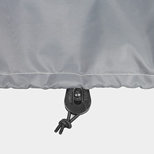 Patio Deck Box Cover Waterproof Outdoor Rectangular Storage Bench Cover 62L x 30W x 26H inch