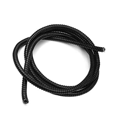 Fielect Flexible Metal Conduit ¥Õ10 Corrugated Tubing Wire Conduit Pipe Tubes Wire Loom Tubing Steel Conduit Flexible Cover,2 Meter