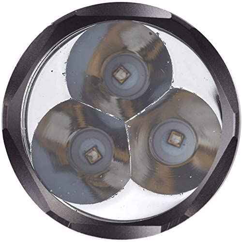 ULTRAFIRE Red Light LED Flashlight Hunting Torch 256 Yard 630 nm Wavelength Professional Red Beam Predator Light Single Mode Tactical Flashlight H-R3 (Battery Not Included)