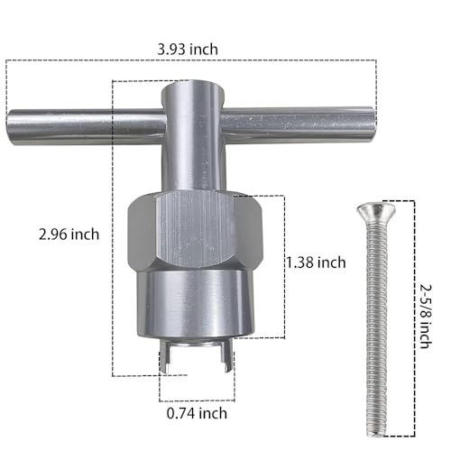 ZYZMOON Moen Cartridge Puller Tool 104421 Handheld Faucet Removal for 1200, 1222, 1225, 80993 - Variation 1