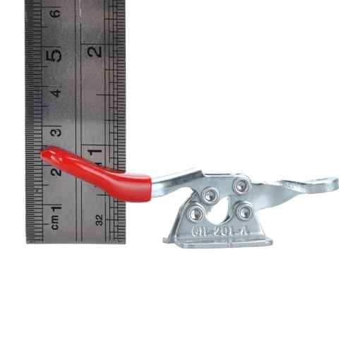 E-TING New 4PCS Hand Tool Toggle Clamp 201A Antislip Red Horizontal Clamp 201-A