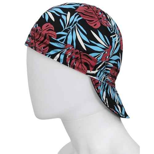 BOCOMAL Welding Cap Flame Resistant CAT2 Midweight Printed 6 Pannel Welder Caps-2 Pack