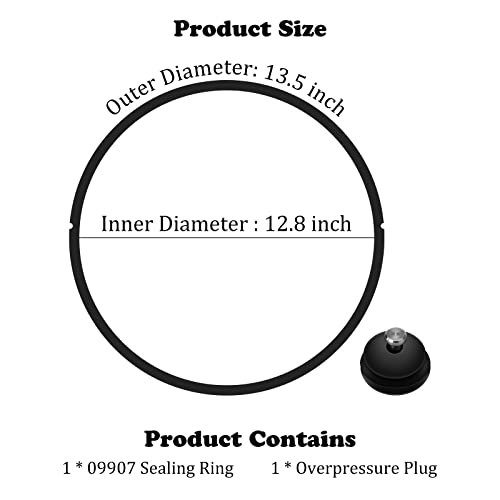 Ophjerg Presto 09907 Sealing Ring with Auto Air Vent for CA16/CA16H & 21 Qt Pressure Canner (In Box) - Variation 1