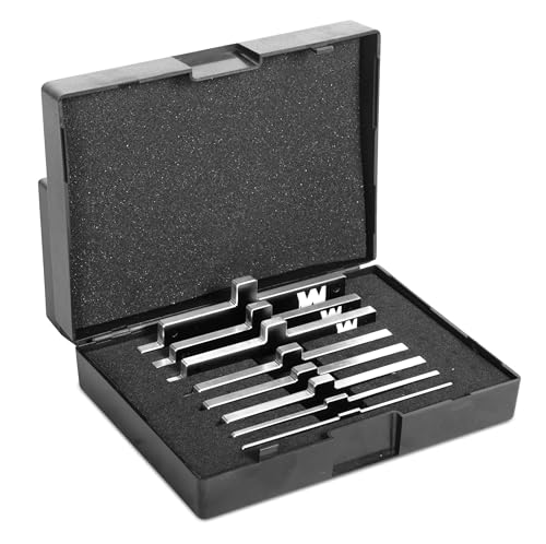 WEN Aluminum Precision Setup Blocks, Eight-Piece Gauge Set for Router