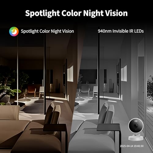 Aqara 2K Indoor/Outdoor Security Camera G100 - White 1-Pack with HomeKit