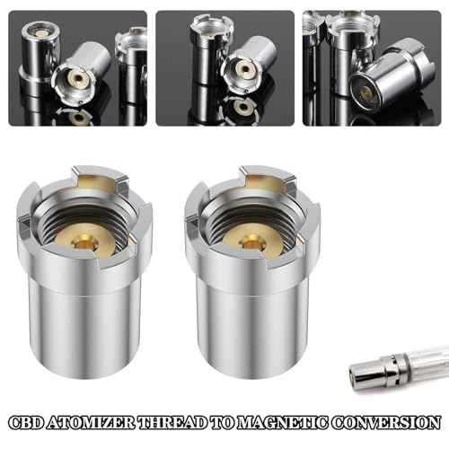 8Pcs 510 Thread Adapter, CBD Adapter, Thread Screw Converter, 510 Adapter Connector Suitable for Connecting Soldering Irons for Circuit Board Repair