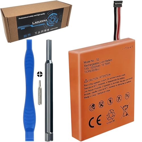 S2 (6-Pin) Battery Compatible with Ring Video Doorbell 2nd Generation Version Only (6 Cable Plug)