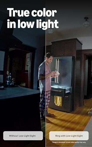 Ring Indoor Cam Plus White - 2K Security Camera with 4x Zoom & Low-Light Vision