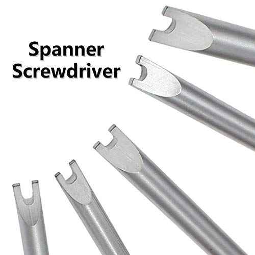 5 Size Spanner Screwdriver Set Magnetic Spanner Head Screwdriver M1.7, M2.0, M2.3, M2.6, M2.8