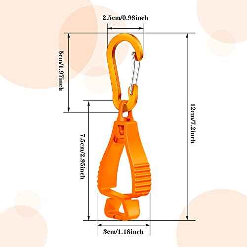 Glove Clips for Work Glove Holders for Belt and Pants Work Safety Keeper Clamp Catcher Construction Gloves Helmets